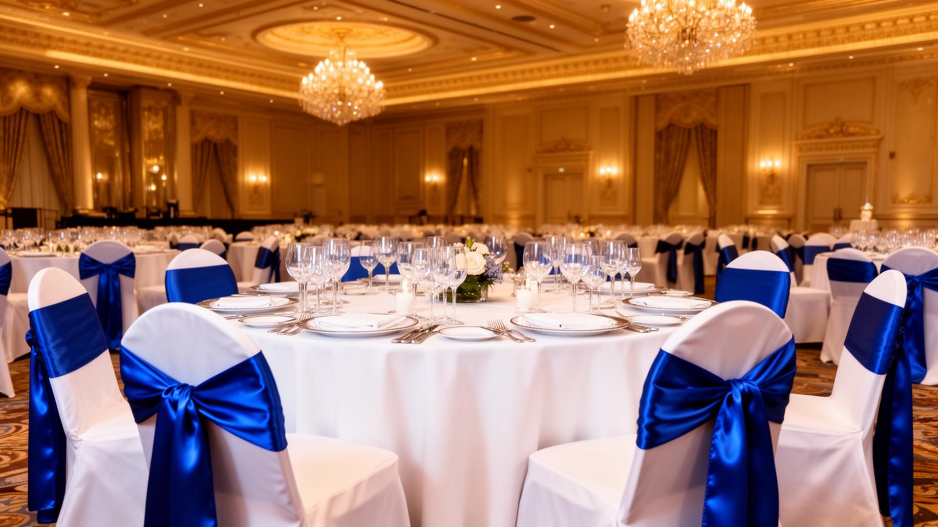 Spotless Linens banquet setup